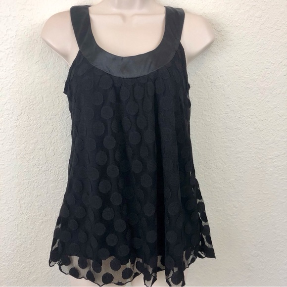 A. Byer Black Lace Sleeveless Top - Picture 16 of 16